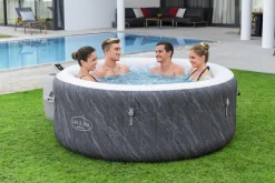 Bestway Udendørs Spabade|Lay-Z-Spa Boracay 4 spabad Ø180 cm Blue Marble