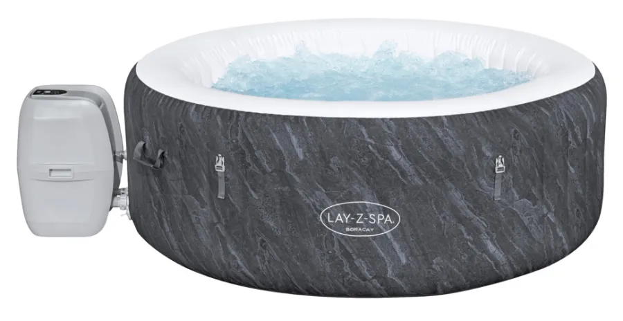 Bestway Udendørs Spabade|Lay-Z-Spa Boracay 4 spabad Ø180 cm Blue Marble