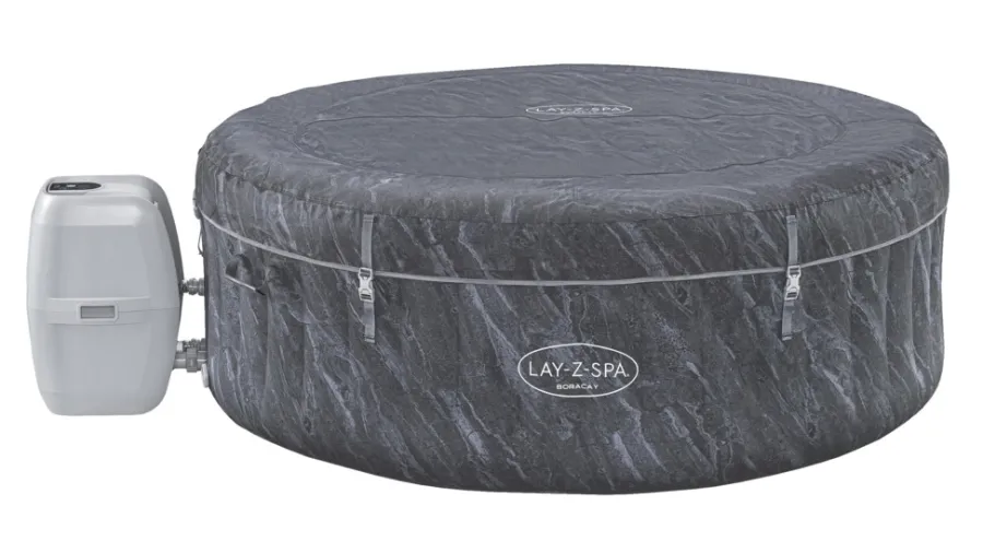 Bestway Udendørs Spabade|Lay-Z-Spa Boracay 4 spabad Ø180 cm Blue Marble
