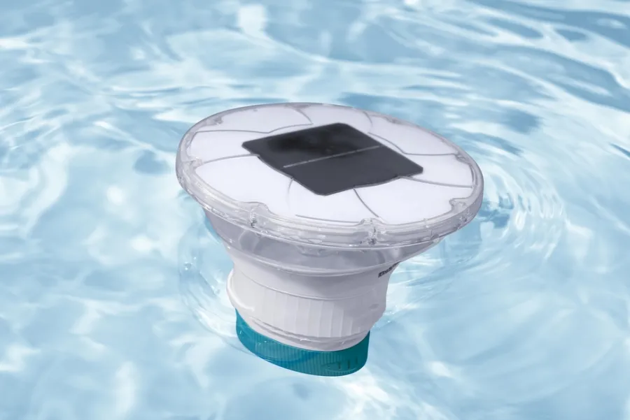 Bestway Poolkemi & Testudstyr|Solarglow LED kemikaliedispenser