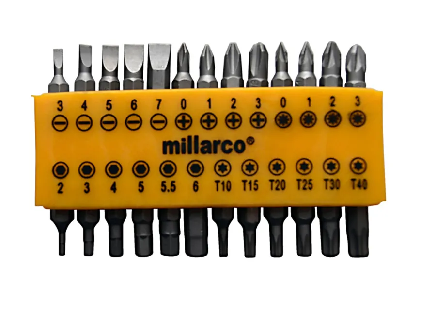 WORK it by millarco Bor & Bits|Bitssæt i bælteholder med 25 dele