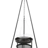 Grillexpert® Bålfad & Tilbehør|Bålsted tripod med bålfad og rist -
