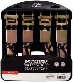 AutoZone® Trailertilbehør|Bæltestropper 300 cm 4 stk. -