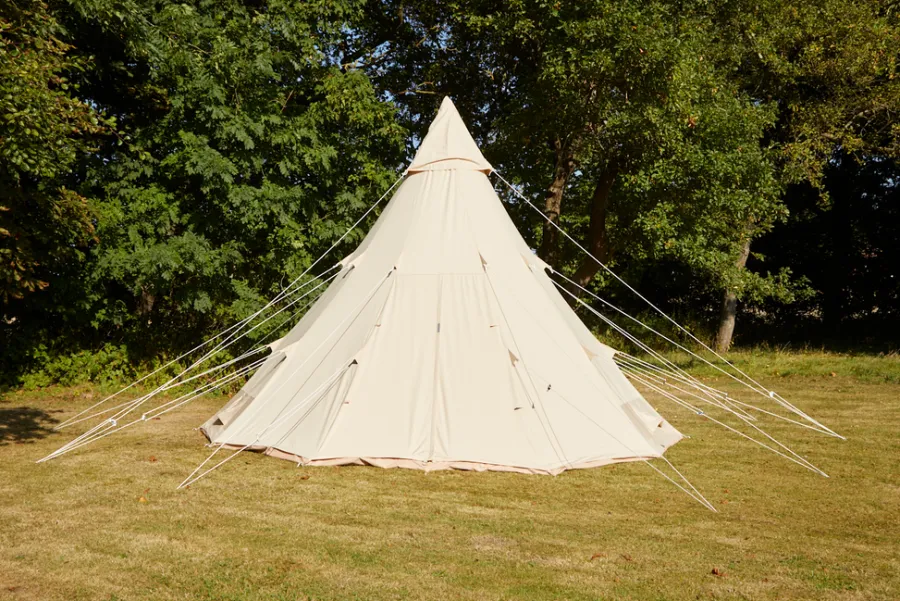 Blue Moose Telte & Campingmøbler|tipitelt glamping 500 x 500 cm