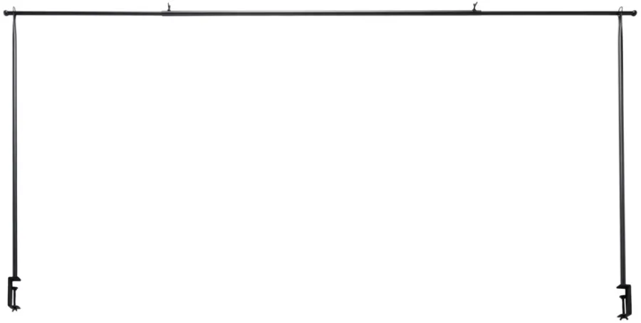 Sunlife® Sæsonafslutning|Pynt & Festudstyr|Bordstativ Utah 130-250 x 110 cm - Sort