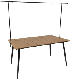 Sunlife® Sæsonafslutning|Pynt & Festudstyr|Bordstativ Utah 130-250 x 110 cm - Sort
