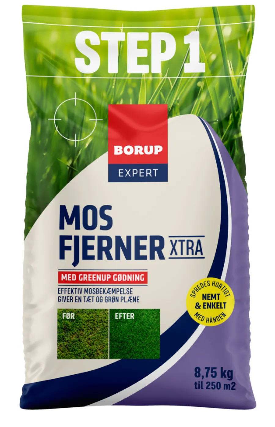 Borup Expert Gødning|trin 1 mosfjerner 8,75 kg