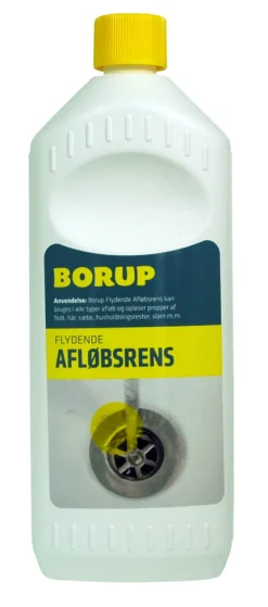 Borup Rengøringsmidler|flydende afløbsrens 1 liter