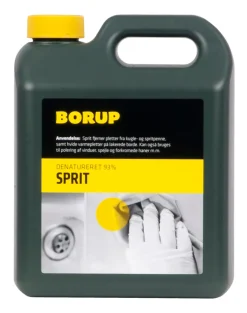 Borup Øvrige Kemikalier|sprit denatureret 93 % 2,5 liter