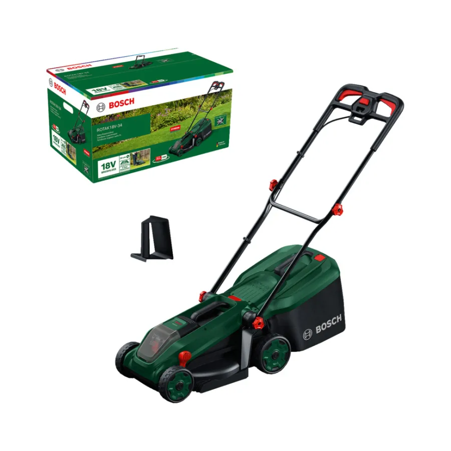 Bosch Plæneklippere|Akku Rotak 3-i-1-plæneklipper 18 V