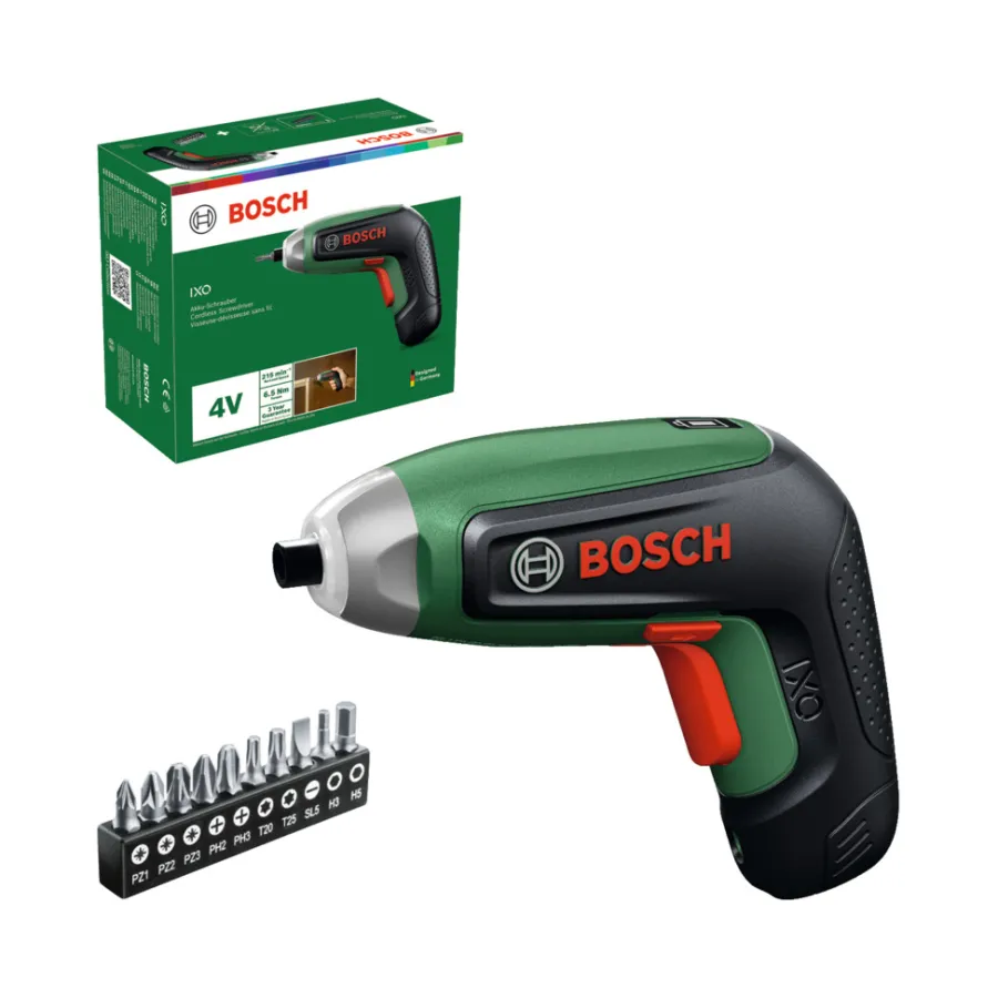 Bosch Bore- & Skruemaskiner|Spændeværktøj|IXO 8 Basic akku skruetrækker m/bits