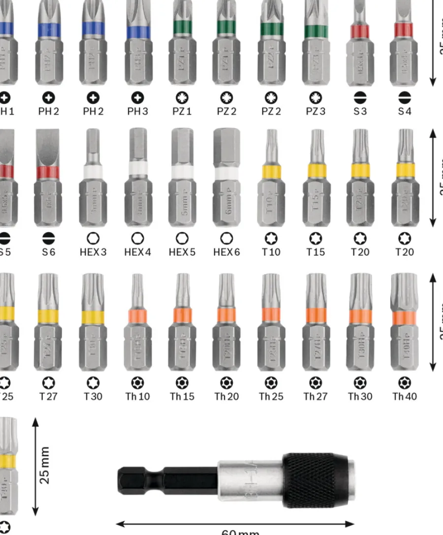 Bosch Bor & Bits|Pro ExtraHard bitssæt 32 dele