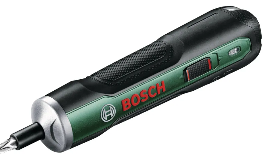 Bosch Spændeværktøj|Små Elmaskiner|PushDrive akku skruemaskine m/bits