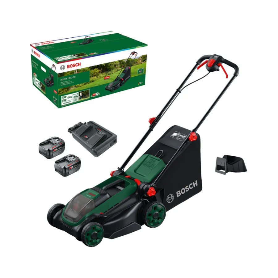 Bosch Plæneklippere|Rotak 18V2-38 akku plæneklipper