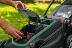 Bosch Plæneklippere|Rotak 18V-43 akku plæneklipper