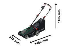 Bosch Plæneklippere|Rotak 18V-43 akku plæneklipper
