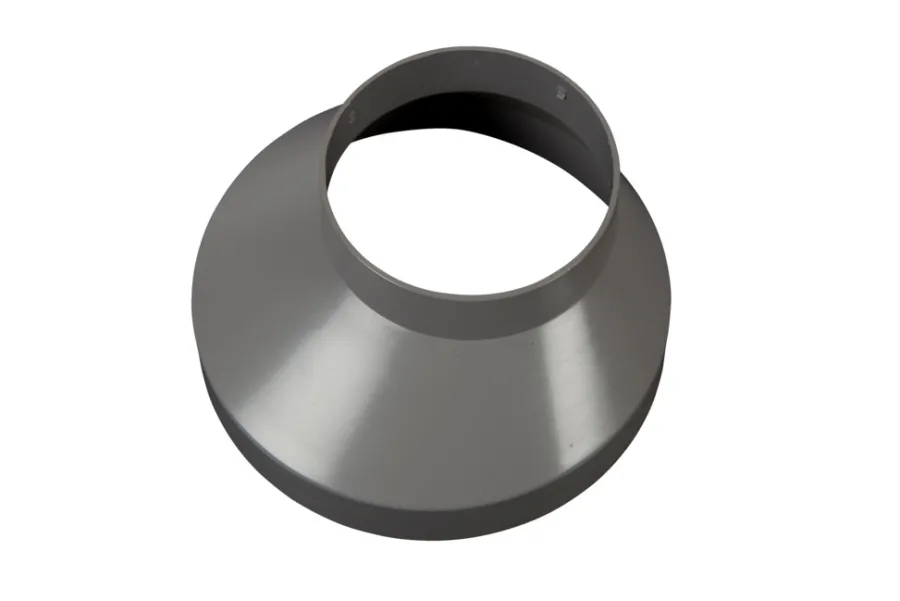 Rodena Tagrender|Brøndkrans grå plast, Ø130 mm