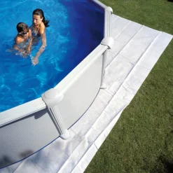 Swim & Fun Poolcovers, Liners & Underlag|Bunddækkecover til pool 6,10 x 3,75 m -