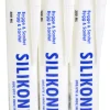 Silikone|Bygge- og sanitetssilikone klar 3 x 300 ml