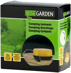 Garden® Sæsonafslutning|Dekorativ Belysning - Udendørs|Campinglyskæde 7,95 meter -