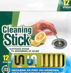 Rengøringsmidler|Cleaning sticks til afløb 12-pk.