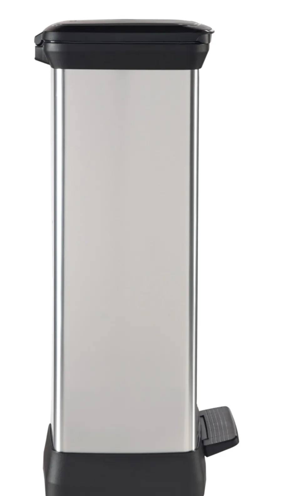 Curver Skraldespande|Affaldssortering|pedalspand sølv 50 liter Metalfinish