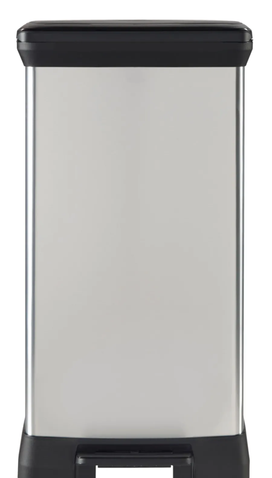 Curver Skraldespande|Affaldssortering|pedalspand sølv 50 liter Metalfinish