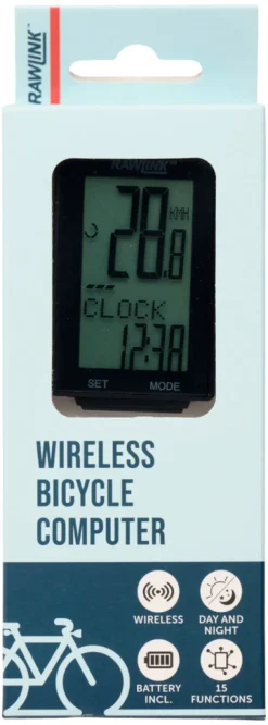 Rawlink Cykeltilbehør|Cykelcomputer trådløs -