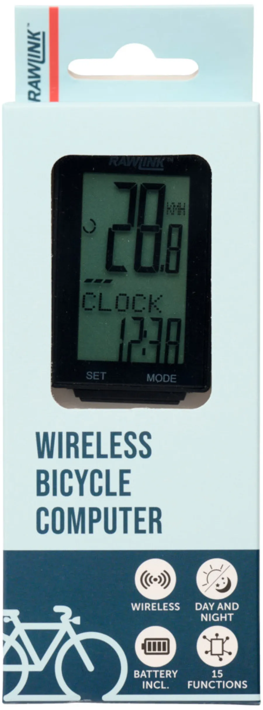Rawlink Cykeltilbehør|Cykelcomputer trådløs -