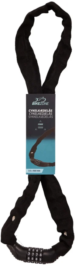 BikeZone® Kæde- Og Cykellåse|Cykelkædelås med kode -