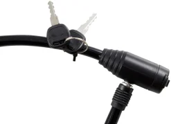 BikeZone® Kæde- Og Cykellåse|Cykellås wire Ø8 mm x 650 mm -