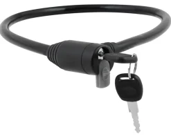 BikeZone® Kæde- Og Cykellåse|Cykellås wire Ø8 mm x 650 mm -