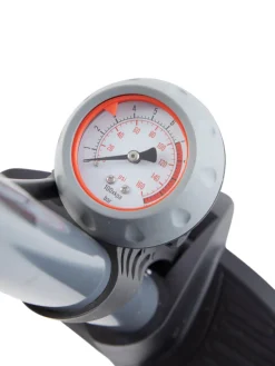 BikeZone® Cykelreparation & Lappegrej|Cykelpumpe med manometer fodmodel -