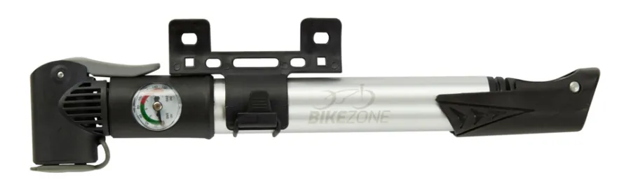 BikeZone® Cykelreparation & Lappegrej|Cykelpumpe mini m/manometer -