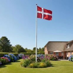 Gamle Danmark Flag & Flagstænger|Dannebrogsflag 208 x 275 cm