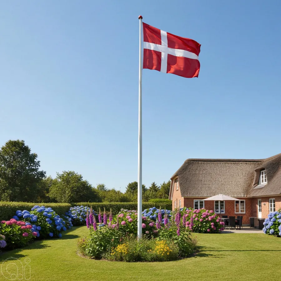 Gamle Danmark Flag & Flagstænger|Dannebrogsflag 170 x 225 cm