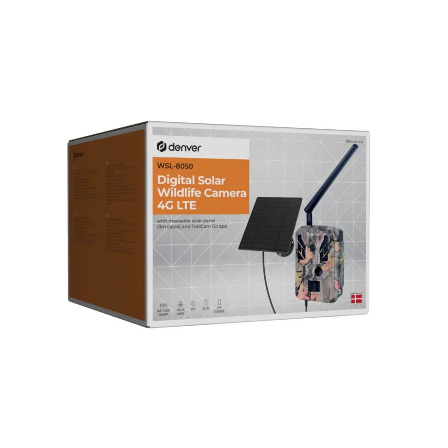 Denver Kameraer|WSL-8050 vildtkamera m/solpanel