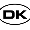 AutoZone® Biltilbehør|DK-klistermærke 14 x 9 cm -