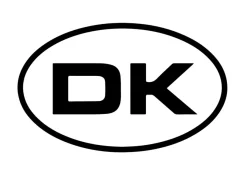 AutoZone® Biltilbehør|DK-klistermærke 14 x 9 cm -