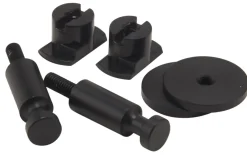 FibroTech Knager & Knagerækker|Akustikpaneler & Tilbehør|Dots knager til akustikpaneler 4,5 x 2,4 cm 2 stk. Sort