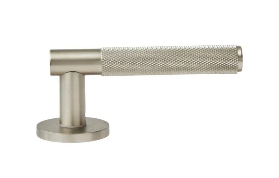 Homefixer Dørhåndtag & Nøglecylindre|Dørgreb 13,5 cm mat satin nikkel -