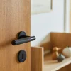 Homefixer Dørhåndtag & Nøglecylindre|Dørgreb 13,5 cm mat sort -