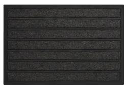 Dørmåtter|Dørmåtte grå/sort 45 x 75 cm