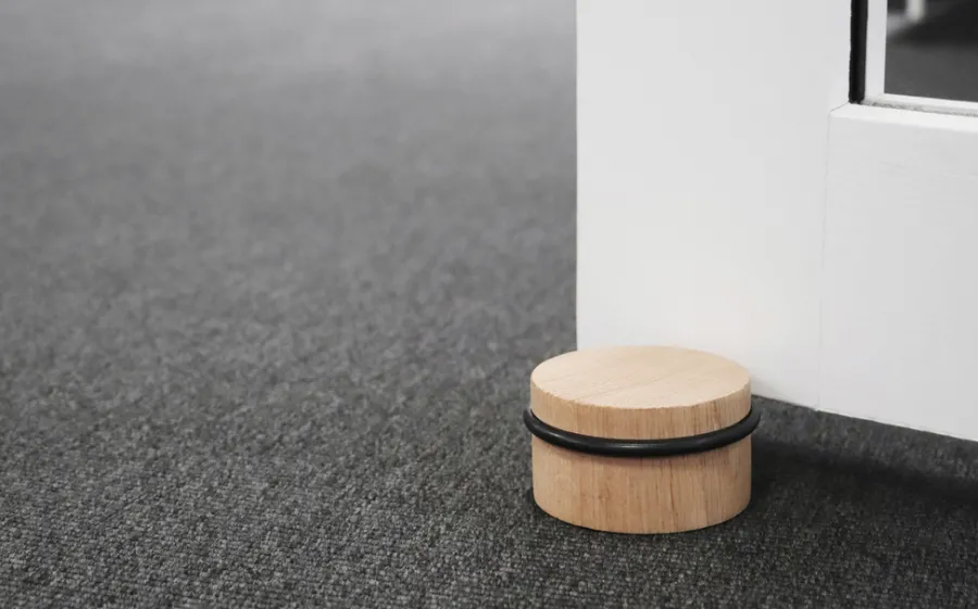 HOME it Dørstoppere|Dørstopper fritstående Ø76 mm egetræ Naturlig eg