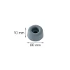 HOME it Dørstoppere|Dørstopper gummi Ø20 x 10 mm 5 stk.