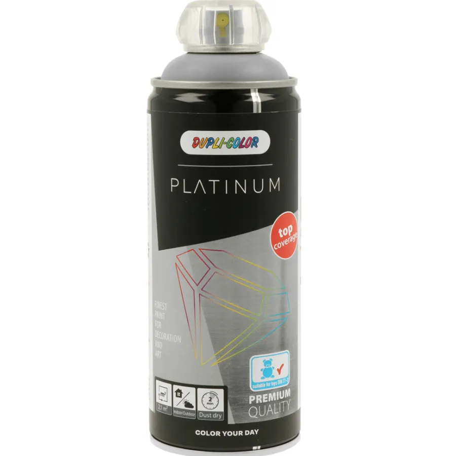 Dupli-Color Spraymaling|Platinum spraymaling sølvgrå 400 ml Sølv grå
