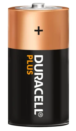 Duracell Batterier|Simply D alkaline batterier 2-pk.