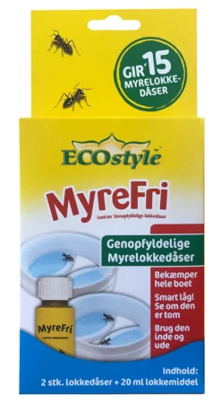 ECOstyle Insektmidler|MyreFri genopfyldelig lokkedåse 2 stk.