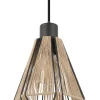 Eglo Loftlamper|Adwickle langbordspendel natur/sort L87 x H110 cm