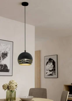 Eglo Loftlamper|Camastra pendel Ø22,5 cm sort/guld